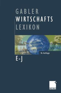 Cover of the book Gabler Wirtschafts Lexikon