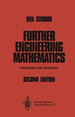 Couverture de l’ouvrage Further Engineering Mathematics