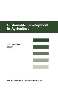 Cover of the book Sustainable Development of Agriculture