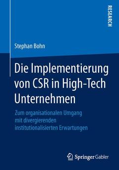 Couverture de l’ouvrage Die Implementierung von CSR in High-Tech Unternehmen