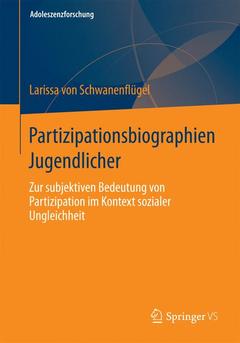 Couverture de l’ouvrage Partizipationsbiographien Jugendlicher