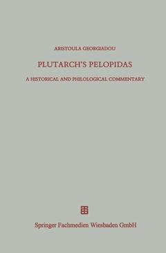 Couverture de l’ouvrage Plutarch's Pelopidas