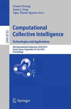 Cover of the book Computational Collective Intelligence -- Technologies and Applications