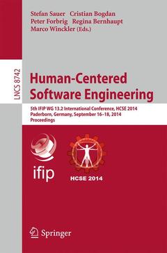 Cover of the book Human-Centered Software Engineering