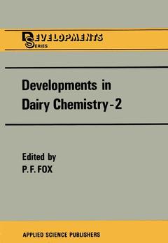 Couverture de l’ouvrage Developments in Dairy Chemistry—2