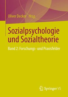 Couverture de l’ouvrage Sozialpsychologie und Sozialtheorie