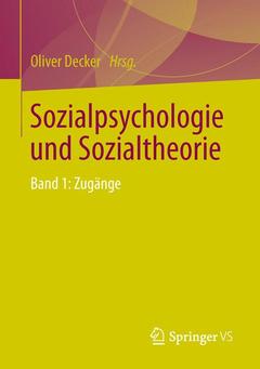 Cover of the book Sozialpsychologie und Sozialtheorie