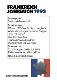 Couverture de l’ouvrage Frankreich-Jahrbuch 1993