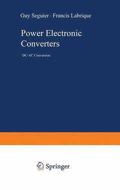 Cover of the book Power Electronic Converters