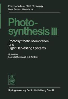Couverture de l’ouvrage Photosynthesis III