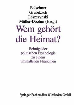 Couverture de l’ouvrage Wem gehört die Heimat?