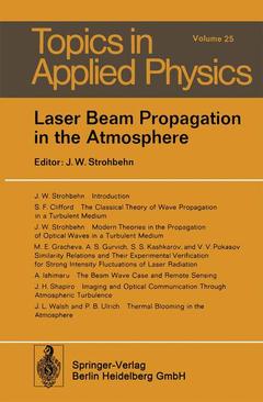 Couverture de l’ouvrage Laser Beam Propagation in the Atmosphere