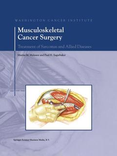 Couverture de l’ouvrage Musculoskeletal Cancer Surgery