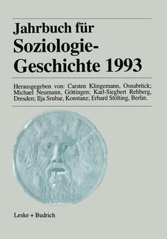 Cover of the book Jahrbuch für Soziologiegeschichte 1993