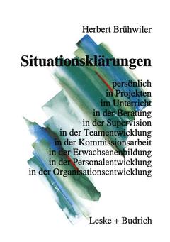 Couverture de l’ouvrage Situationsklärungen