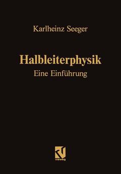 Couverture de l’ouvrage Halbleiterphysik