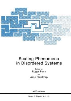 Cover of the book Scaling Phenomena in Disordered Systems