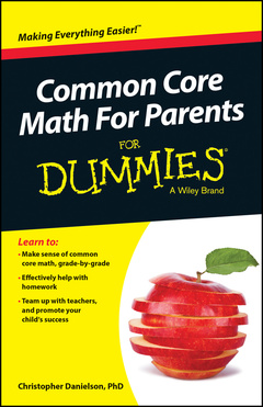 Couverture de l’ouvrage Common Core Math For Parents For Dummies with Videos Online