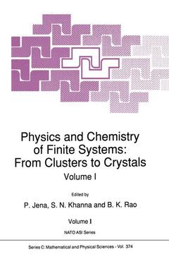 Couverture de l’ouvrage Physics and Chemistry of Finite Systems: From Clusters to Crystals
