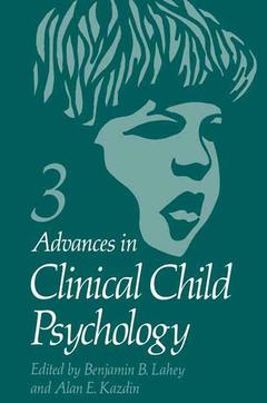 Cover of the book Advances in Clinical Child Psychology