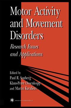 Couverture de l’ouvrage Motor Activity and Movement Disorders