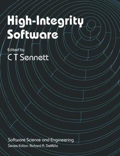 Couverture de l’ouvrage High-Integrity Software