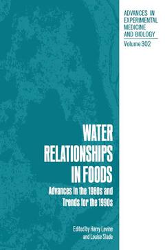 Couverture de l’ouvrage Water Relationships in Foods