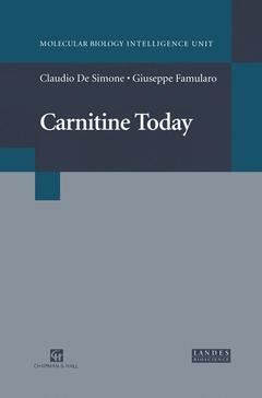 Couverture de l’ouvrage Carnitine Today