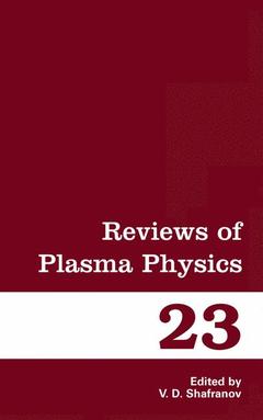 Couverture de l’ouvrage Reviews of Plasma Physics