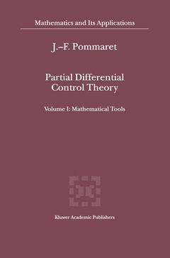 Couverture de l’ouvrage Partial Differential Control Theory