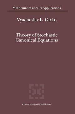 Cover of the book Theory of Stochastic Canonical Equations