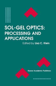 Cover of the book Sol-Gel Optics