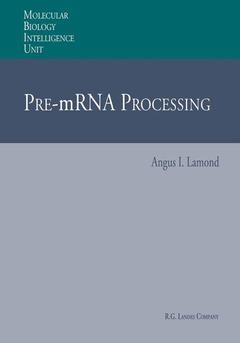 Couverture de l’ouvrage Pre-mRNA Processing