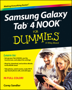 Couverture de l’ouvrage Samsung Galaxy Tab 4 NOOK For Dummies®