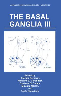 Couverture de l’ouvrage The Basal Ganglia III