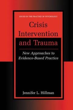 Couverture de l’ouvrage Crisis Intervention and Trauma