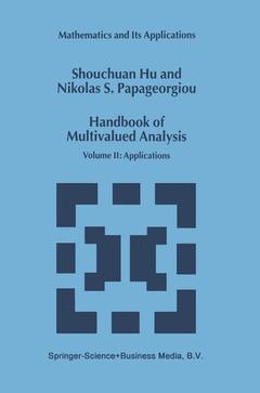 Couverture de l’ouvrage Handbook of Multivalued Analysis