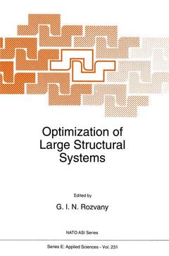 Couverture de l’ouvrage Optimization of Large Structural Systems