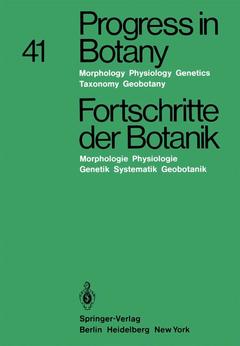 Couverture de l’ouvrage Progress in Botany / Fortschritte der Botanik