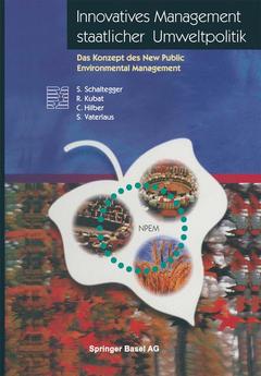 Couverture de l’ouvrage Innovatives Management staatlicher Umweltpolitik