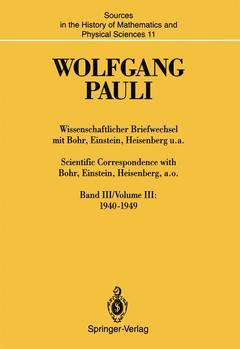 Cover of the book Wissenschaftlicher Briefwechsel mit Bohr, Einstein, Heisenberg u.a. / Scientific Correspondence with Bohr, Einstein, Heisenberg, a.o.