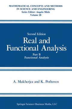 Cover of the book Real and Functional Analysis