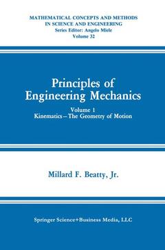 Couverture de l’ouvrage Principles of Engineering Mechanics