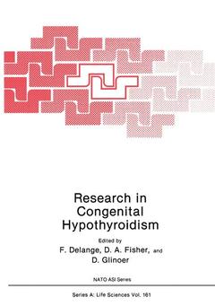 Couverture de l’ouvrage Research in Congenital Hypothyroidism