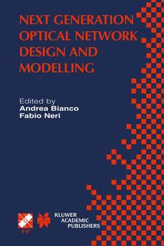 Couverture de l’ouvrage Next Generation Optical Network Design and Modelling