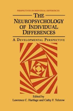 Couverture de l’ouvrage The Neuropsychology of Individual Differences