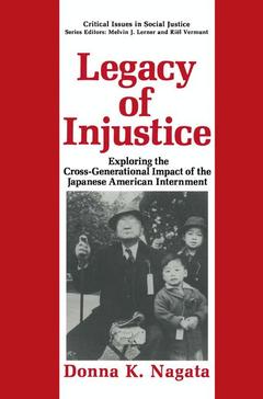 Couverture de l’ouvrage Legacy of Injustice