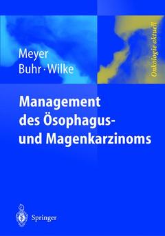 Couverture de l’ouvrage Management des Magen- und Ösophaguskarzinoms