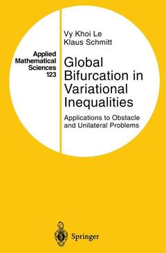 Couverture de l’ouvrage Global Bifurcation in Variational Inequalities