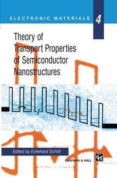 Cover of the book Theory of Transport Properties of Semiconductor Nanostructures